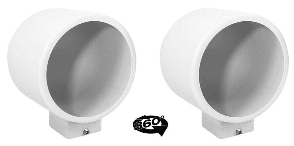 Pair MAC360W 360 Swivel Wakeboard Tower or Surface Mount Clamps 4 Rockville Pods