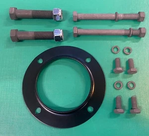 NEW Land Rover Series 2 2a 3 Steering Relay to Chassis Flange Plate & Fixing Kit - Picture 1 of 2