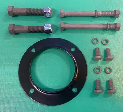 NEW Land Rover Series 2 2a 3 Steering Relay to Chassis Flange Plate & Fixing Kit - Image 1 of 2