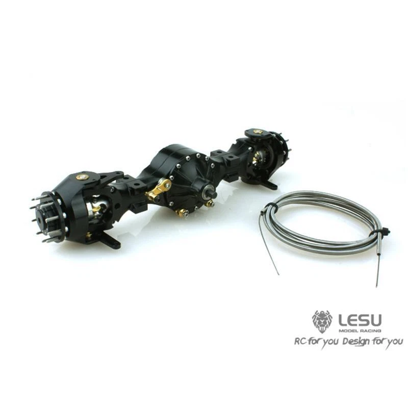 LESU Metal Front Flange Axle Differential for RC 1/16 DIY Tractor Truck Bruder - Image 1 of 4