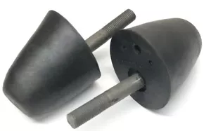 1954 1955 1956 1957 Ford Front Lower Suspension Bumpers - B5A-3020 & B5A-3019 - Foto 1 di 2