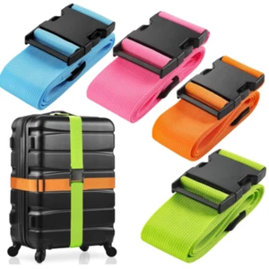 4 Pack Luggage Straps Suitcases TSA Approved Travel Belt Suitcase Strap - Picture 1 of 8