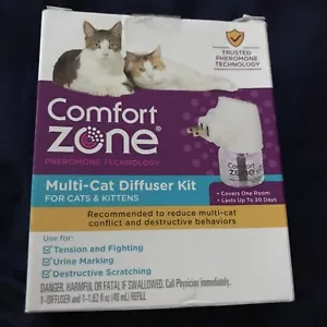 Comfort Zone Multi-Cat Pheromone Formula Diffuser Kit for Cat Calming. - Picture 1 of 2