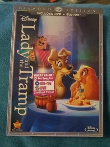BRAND NEW Lady and The Tramp Diamond Edition (Blu-Ray + DVD) 2-Disc Set SEALED - Picture 1 of 4