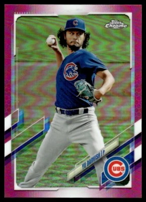 2021 TOPPS CHROME /399 Yu Darvish  Chicago Cubs #177 - Image 1 of 2