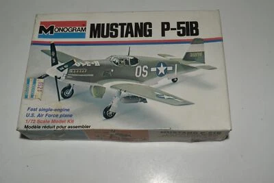 RB MONOGRAM MUSTANG P-51B 1/72 Scala Modello Kit - Nuovo / Aperto Scatola - Immagine 1 di 3