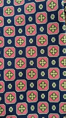 DOLCE & GABBANA Neck Tie 100% Silk Geometric Luxury Timeless Preppy Designer - Image 1 of 4