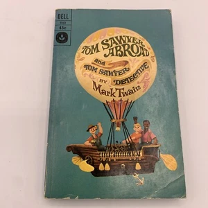 Vintage 1965 Tom Sawyer Abroad and Tom Sawyer Detective by Mark Twain Paperback - Picture 1 of 6