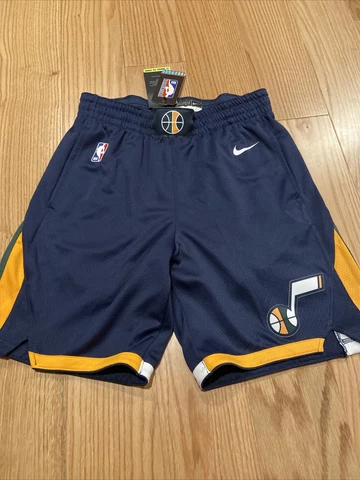 Nike Utah Jazz Icon Edition Swingman Short Basketball NBA AJ5656-419 Sz S NWT Cover