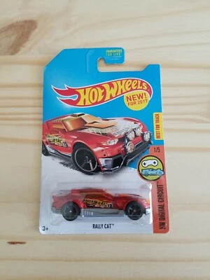 2017 Hot Wheels Digital Circuit Rally Cat No Number Chase Car - Red -  - Image 1 of 4