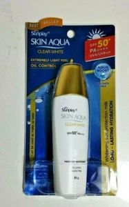 SUNPLAY Skin aquaklar weiß Ölkontrolle LSF50 PA++++ UVA/UVB 25g - Bild 1 von 2