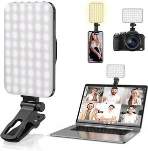 Selfie Light 60 LED 2200mAh Rechargeable Cell Phone Fill Light 7 Modes 10 Level - Picture 1 of 9