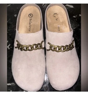 Bella vita Women’s Suede Clog Shoe Size 9 Non Slip Bottom - Picture 1 of 7