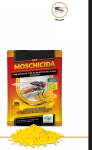 ESCA MOSCHICIDA ATTRATTIVA GRANULARE BUSTINA GR.100 MOSCA INSETTICIDA Cisa - Foto 1 di 2