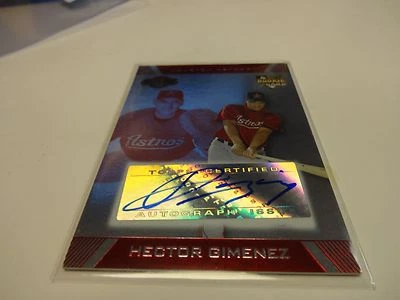 2007 Topps Co-Signers Hector Gimenez Houston Astros Auto Card #106 174/175  - Image 1 of 2