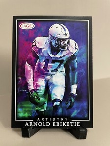 ARNOLD EBIKETIE 2022 SAGE ARTISTRY FOOTBALL #3 ATLANTA FALCONS