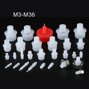 M3-M36 Silicone Thread Plugs, Powder Coating, High Temp Masking, Stoppers, Bungs - Picture 1 of 8