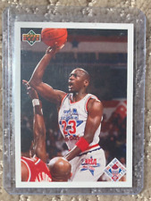 Michael Jordan 1991-92 Upper Deck #48 All-Star Checklist