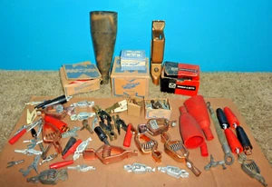 Lot of Mueller & Other Copper ~Plated Clips ~ Insulators for Electronic Use - Picture 1 of 9