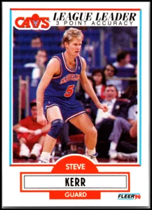 Steve Kerr 1990 Fleer #34 - ¡Líderes envío gratuito! - Imagen 1 de 2