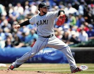 HENDERSON ALVAREZ Signed 8x10 Photo PSA/DNA Miami Marlins Autographed - Picture 1 of 1