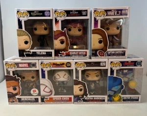 Funko Pop 7 Marvel Lot MCU/Comics Hercules Spider-Gwen Mech Doctor Strange - Picture 1 of 8