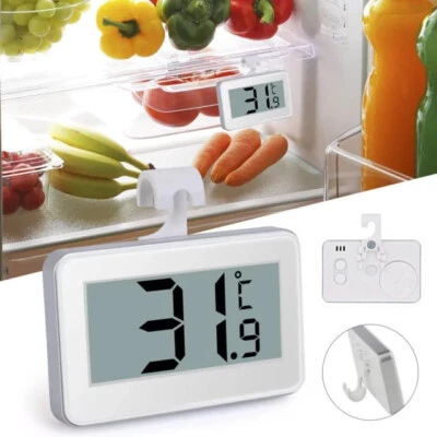 Waterproof Digital LCD Fridge Thermometer Digital Refrigerator Thermometer - Image 1 of 4