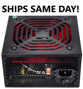 New 500w Gaming ATX Computer Power Supply PCIe 6 or 8 pin  4 or 8 pin EPS 24-pin - Picture 1 of 9