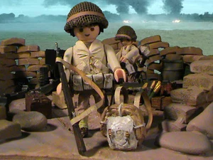 PLAYMOBIL CUSTOM US 457 TH ARTILLERY BATTALION  (NORMANDIA-1944) REF-0169 BIS - Imagen 1 de 12