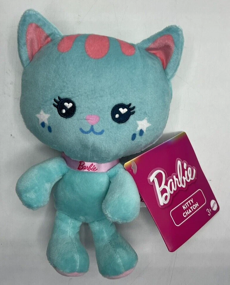 Barbie Glitzy Pet 2023 Peluche KITTY CHATON que cuenta con cuello Barbie brillante Foto 1 de 4