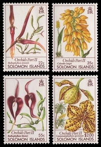 Islas Salomón 1989 - Mi-Nr.o 696-699 ** - Estampillada sin montar o nunca montada - Orquídeas / Orquídeas - Imagen 1 de 1