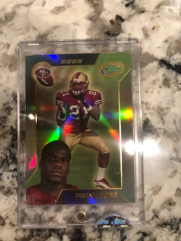 2005 FRANK GORE RC eTopps Rookie #46 uncircurculated 49ers only 1200 print run - Image 1 of 1
