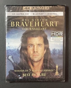 BraveHeart (4K Ultra HD + Blu-ray) NEW - Picture 1 of 6