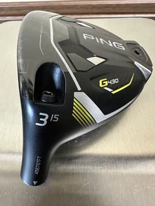 Lefty: PING G430 3W 15° Fairway Wood Head only with Headcover - Picture 1 of 15
