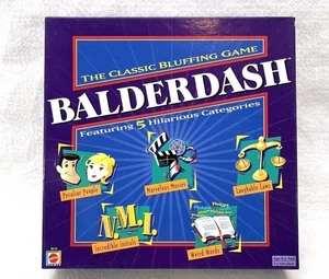 BALDERDASH Classic Bluffing Game - 5 lustige Kategorien Mattel Spiele, LN - Bild 1 von 1
