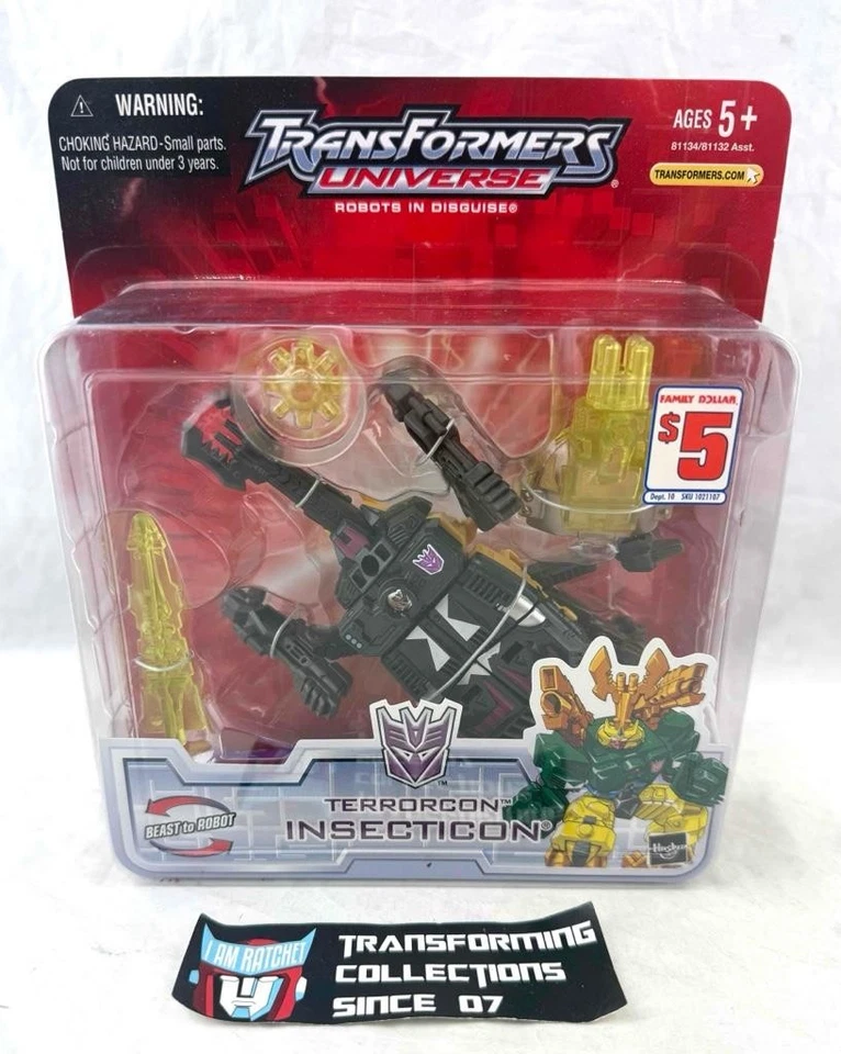 Transformers 2003 Universe Robots In Disguise RID Terrocon Insecticon MOSC - Image 1 of 2