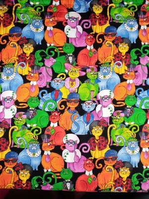 Ткань Timeless Treasures от Partick Lose Sophisticats PAT#C6099 100% хлопок BTY - Изображение 1 из 3