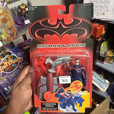 Figura de acción Kenner Batman & Robin Iceboard Robin 1997 - DC Comics - NUEVO sellado Foto 1 de 4