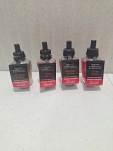 4 White Barn Bath & Body Works Wandblumen-Nachfüllpack Winter Süßigkeiten Apfel & heißer Kakao - Bild 1 von 3