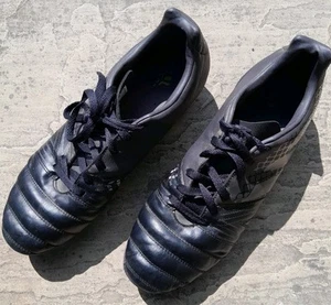 Adidas Black Rugby Boots Size 10 - Picture 1 of 3