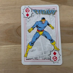 Carta CICLOPE~Six of Diamonds~Marvel Comics Universal Studios singola X-Men - Foto 1 di 3