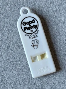 Good & Plenty Candy Choo Choo Charlie Whistle Charm Premium Toy - Picture 1 of 4