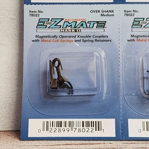 BACHMANN 78022 E-Z MATE MARK 2 Couplers Over Shank Medium  HO Scale - Picture 1 of 2