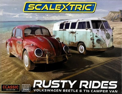 1/32 Scalextric Lehrbox para Edición Limitada C3590A Volkswagen Beetle T1b Slot - Imagen 1 de 2