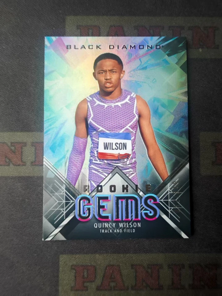 2025 Upper Deck Goodwin Champions Black Diamond Rookie Gems Quincy Wilson /349 - Image 1 of 1