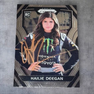 Hailie Deegan MONSTER ENERGY NASCAR autographed card V1 2018 PANINI PRIZM #30 - Picture 1 of 1
