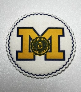 49 Michigan sports edible images, cupcake cookie toppers Or Paper Coasters *Read - Picture 1 of 5