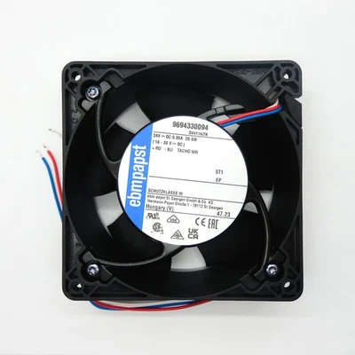 EBM-Papst DV4114/2N 24VDC 21W 0.85A 20x120x38mm Fan w/ Wire Leads - Image 1 of 2