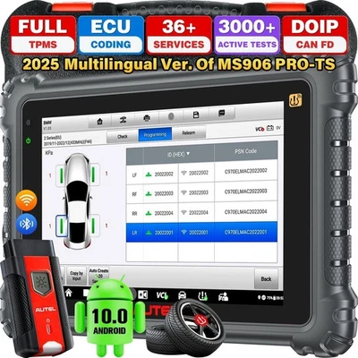 Autel MaxiSys MK906 PRO-TS Automotive OBD2 Diagnostic Tool Scanner ALL SYSTEM TPMS TPMS - Image 1 of 4