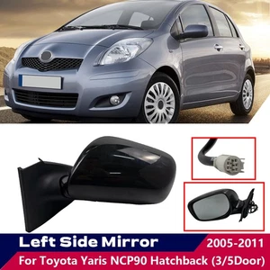 Left Electric Door Mirror Assembly for Toyota Yaris NCP90 2005-2011 Hatchback - Bild 1 von 10